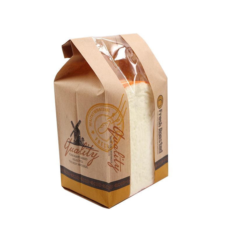 Paper Bread Bags with Window