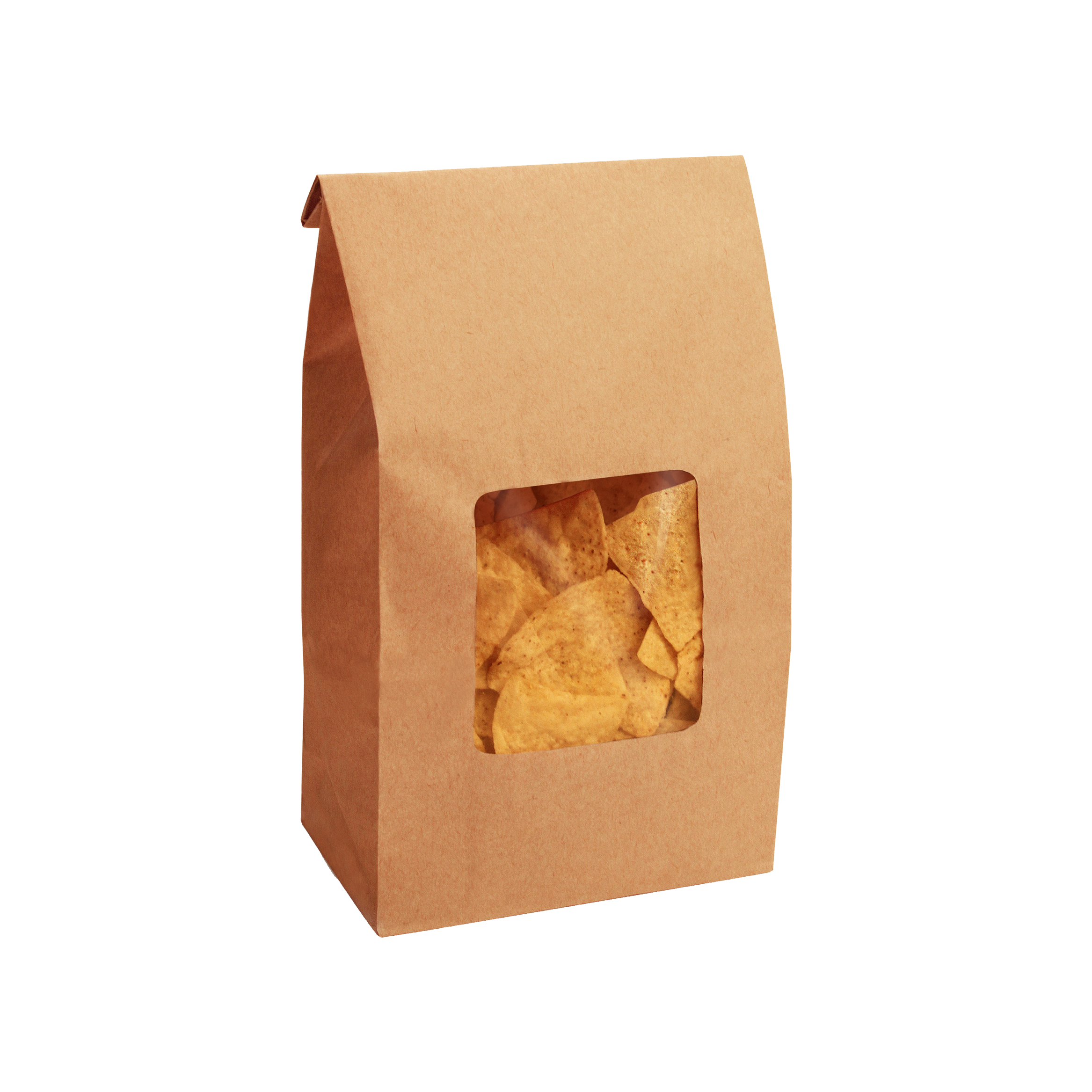 Tin Tie Chip Bag with Window