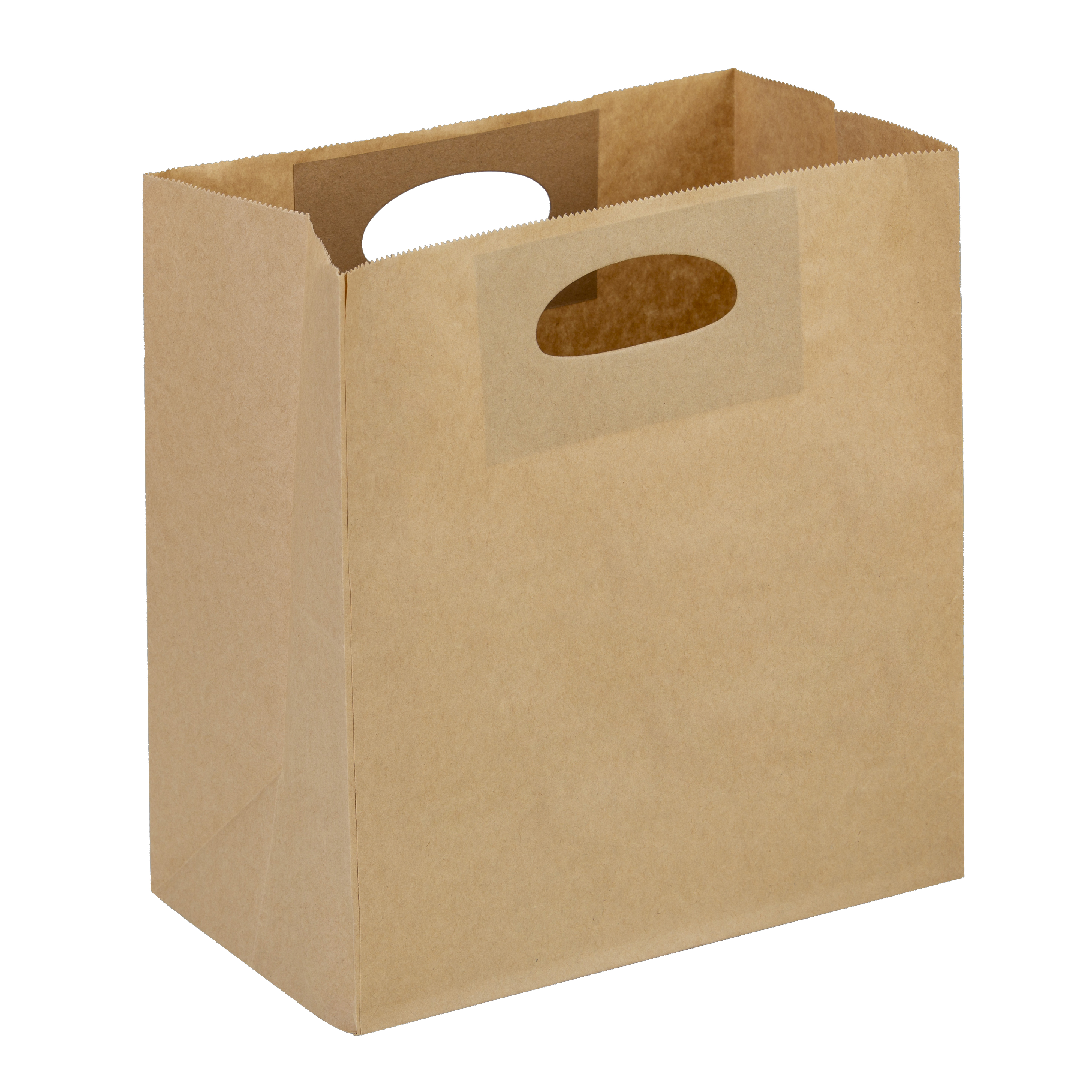 D-Cut Handle Bags with Paper Support