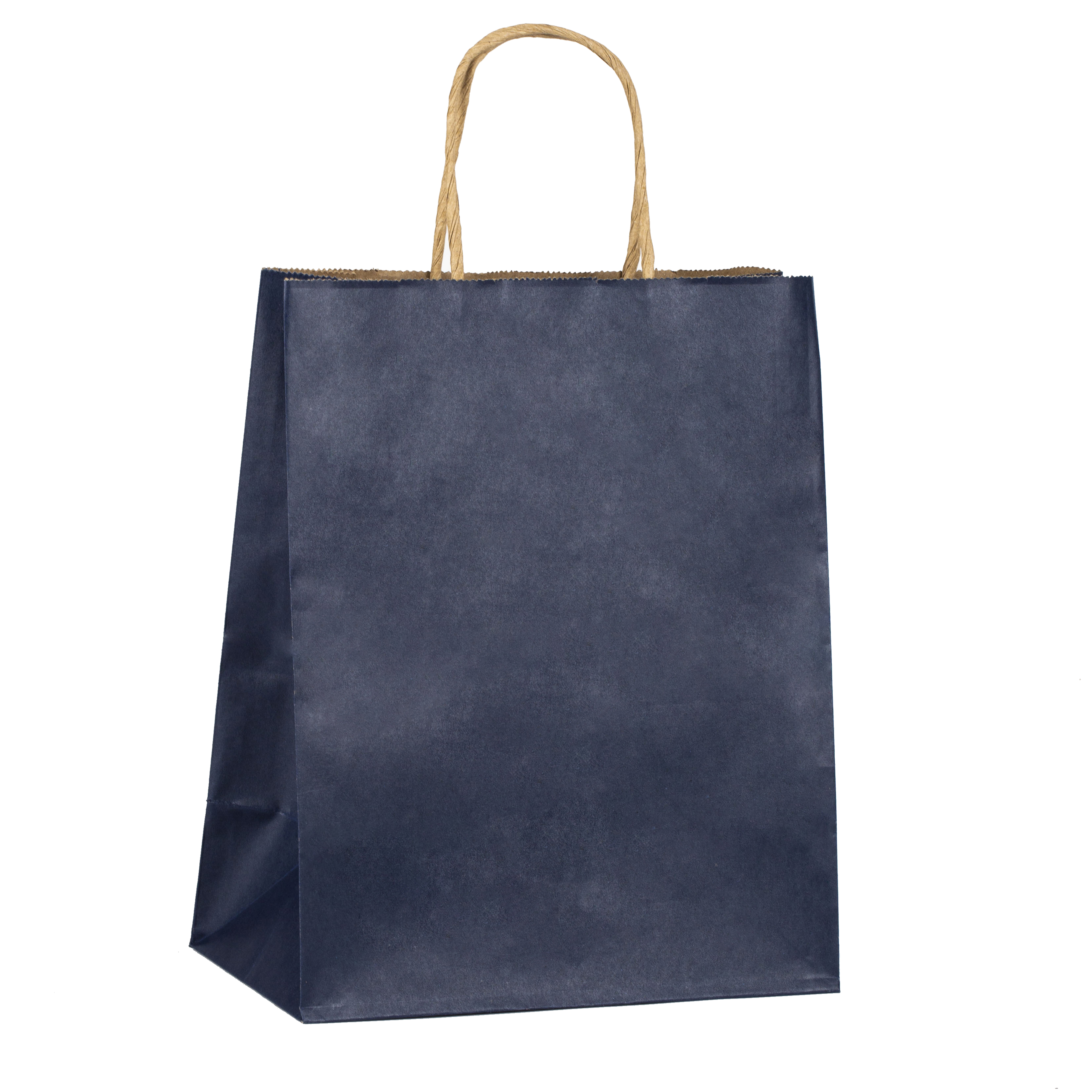 Medium Blue Handle Bags with Serrated Top