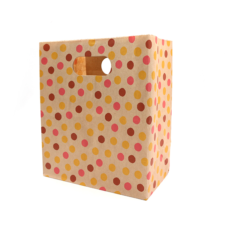 Die Cut Handle Bags with Film Support