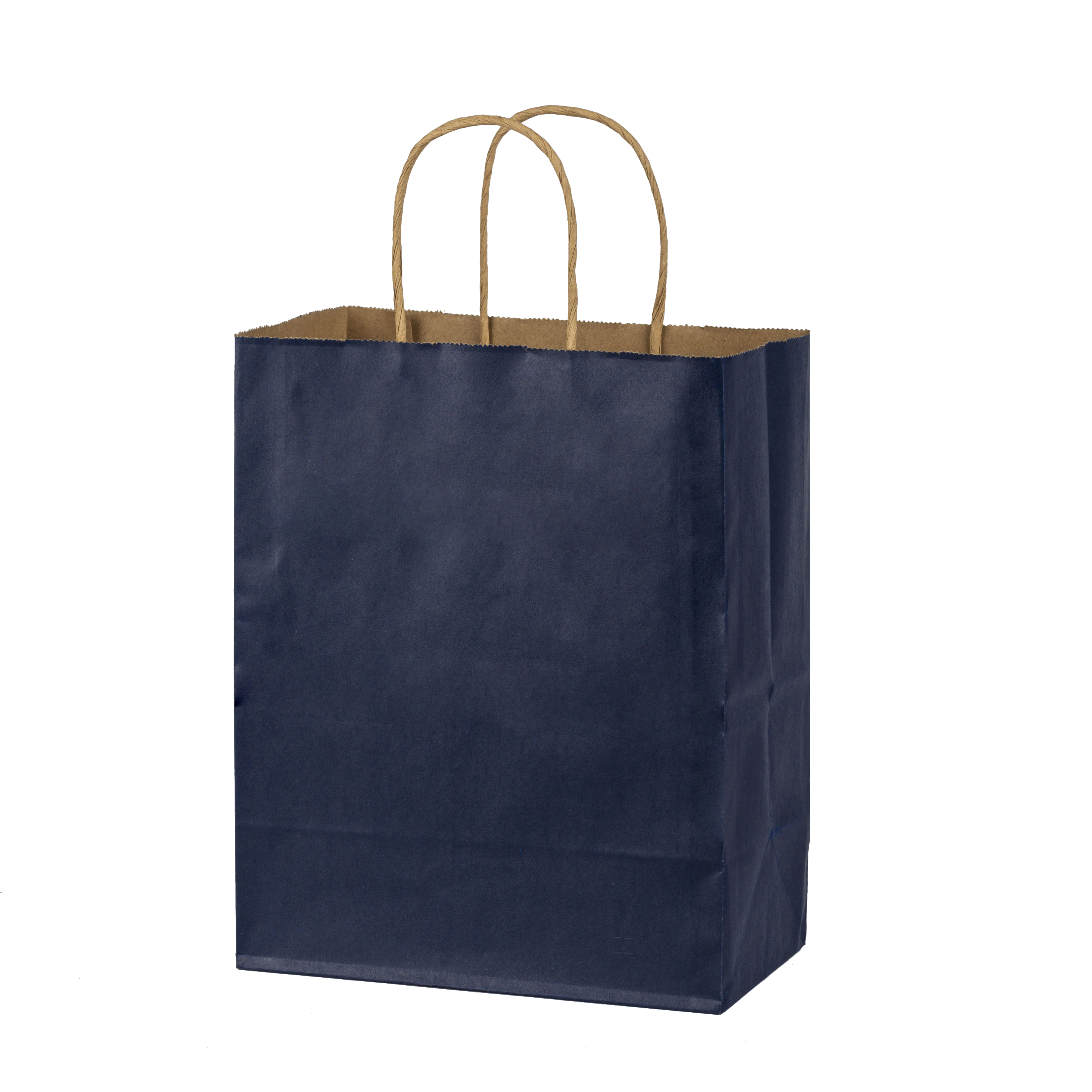 Blue Twist Handle Bags