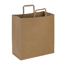 Paper Bags with Infold Flat Handle 